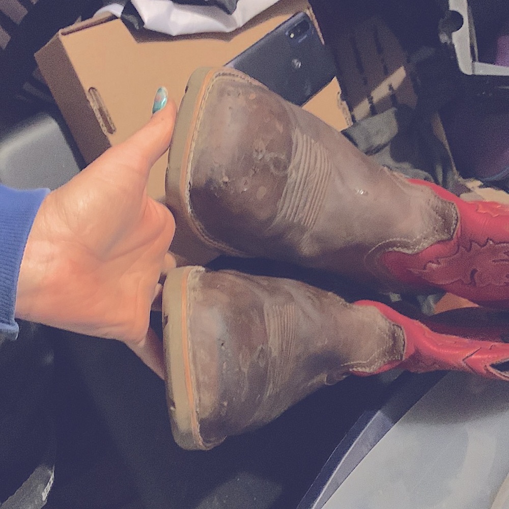 HH work western boots